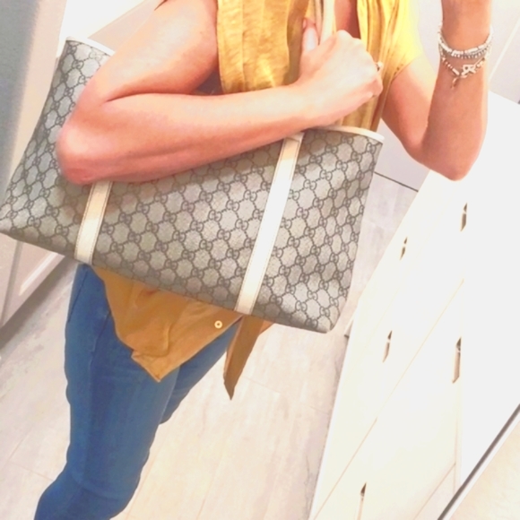Gucci Monogram  Tote authentic used -medium - Picture 3 of 15